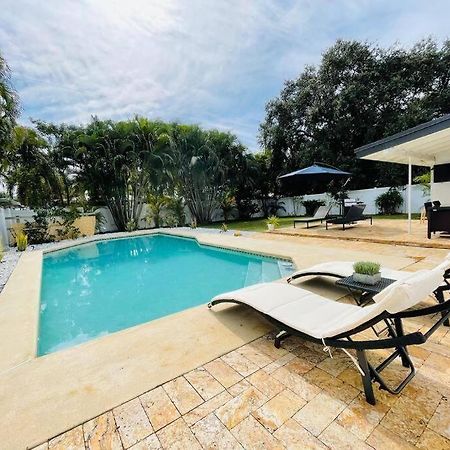 Villa Tropical Oasis House Private Pool Family Yard Fort Lauderdale Exterior foto